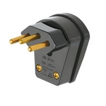 Plugue Macho 20a 2p+t 90 Preto - Fame Plugue Macho 20a 2p+t 90 Preto - Fame