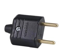 Plugue Macho 2P 10A 180 Pld1-2 Preto 11986 - Margirius