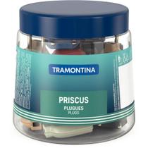 Plugue macho 2P 10A 250V~ emb. pote pequeno com 6 cores