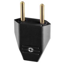 Plugue Macho 2P 10A Preto Walma Plugue Macho 2P 10A Preto Walma