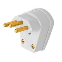 Plugue Macho 2p+t 20a 90 Cinza - Fame Plugue Macho 2p+t 20a 90 Cinza - Fame