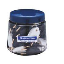 Plugue Macho 2P+T 20A Preto/Branco Em Mini Pote c/20 Tramont Plugue Macho 2P+T 20A Preto/Branco Em Mini Pote c/20 Tramont
