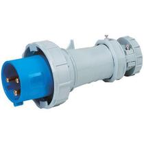 Plugue Macho Azul 220v 63a 3 polos - Weg PIW-63P3H6E57