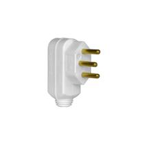 Plugue Macho Pial Legrand 90º 2P+T 10A 250V Branco 615901 Plugue Macho Pial Legrand 90º 2P+T 10A 250V Branco 615901