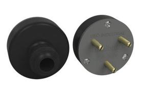 Plugue Macho Pino Polarizado Lumibras 380V Tripolar 20A