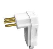 Plugue macho reforcado 3 polos