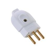 Plugue Macho Tomada 2P+T 10 A 250 V Branco TRAMONTINA