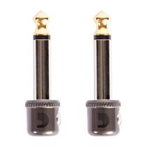 Plugue Mini para Pedaleira PW-MRAP-2 P10 DIY Series Prata D'Addario Plugue Mini para Pedaleira PW-MRAP-2 P10 DIY Series Prata D'Addario