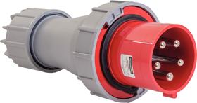 Plugue Móvel Industrial 3P+N+T 125A 380-415Vca 6H Tramontina