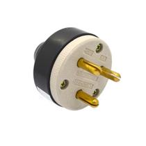 Plugue porcelana 3P 30A-Mec Tronic Plugue porcelana 3P 30A-Mec Tronic