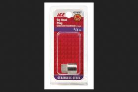 Plugue Smith-Cooper International SQ Head 3/8" em aço inoxidável Plugue Smith-Cooper International SQ Head 3/8" em aço inoxidável