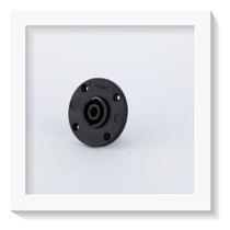 Plugue Speakon Femea Painel 4 Pol Conector Banhado Hs4mpr Hjh