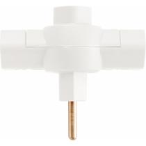 Plugue T 2P 10 A 250 V Tramontina Branco