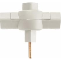 Plugue T 2P 10 A 250 V Tramontina Cinza