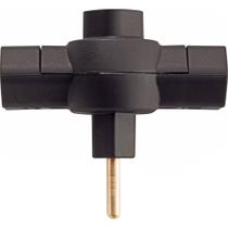 Plugue T 2P 10 A 250 V Tramontina Preto