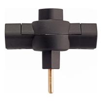 Plugue T 2P 10A 250V Preto 57400/072 Tramontina