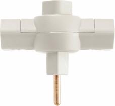 Plugue T 2P 250 V 10 A Tramontina Cinza