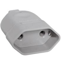 Plugue Tomada Femea 2 Polos 10A 250V Cinza TRAMONTINA