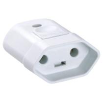 Plugue Tomada Femea 2 Polos 20A 250V Branco TRAMONTINA