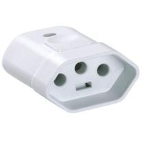 Plugue Tomada Femea 3 Polos 10A 250V Branco TRAMONTINA