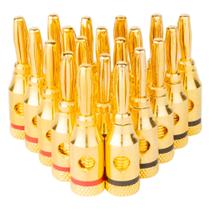 Plugues Banana MIUONO Tipo 10 pares de parafusos abertos (20 plugues)