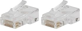 Plugues de dados modulares Klein Tools VDV826-729 RJ45-CAT6, pacote com 20