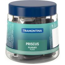 Plugues macho 2P T 20A 250V~ cores preto e branco - embalagem em pote pequeno