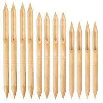 Plumas de Caña de Bambú Tenare 12 Piezas Herramientas de Cerámica de Punta Doble Plumas de Caña de Bambú Tenare 12 Piezas Herramientas de Cerámica de Punta Doble