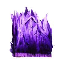 Plumas De Galo Para Decoração, 2 Jardas (25-30cm) De Plumas Montadas Para Vestidos, Saias, Fantasias