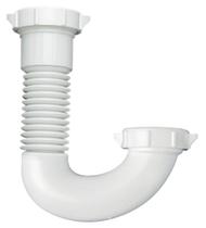 Plumb Pak PP812-50 Flexible J Bend 7-11" de comprimento branco