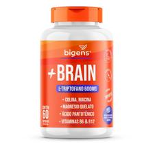 Plus Brain L-Triptofano 600mg Bigens 60 Capsulas Plus Brain L-Triptofano 600mg Bigens 60 Capsulas