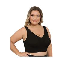 Plus Size Bras sem Wire Shaping e elevação para mulheres, evita flacidez, almofadas destacáveis