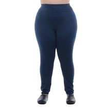 Plus Size - Calça Legging Cintura Alta em tecido Suplex Cor:Azul marinhoTamanho:XG Plus Size - Calça Legging Cintura Alta em tecido Suplex Cor:Azul marinhoTamanho:XG