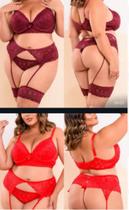 Plus Size - Conjunto Langerie Sexy