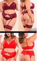 Plus Size - Conjunto Langerie Sexy Plus Size - Conjunto Langerie Sexy
