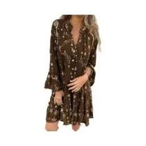 plus Size Outono Inverno Casual Cor Sólida Em Relevo Manga De Renda Oco Vestido Para Mulher