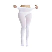plus Size Slim Oversized Respirável Cor Sólida Nylon Meia-calça Elástica Moda Versátil Collants