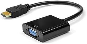 PlusCable Cabo Adaptador de video HDMI Macho para VGA Femea ADP-HDMIVGA10BK