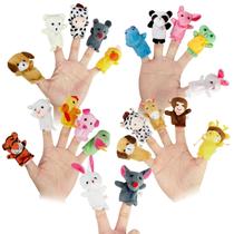 Plush Animals Finger Puppet Toys Sealive 22 unidades para crianças Plush Animals Finger Puppet Toys Sealive 22 unidades para crianças