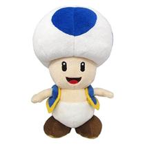 Plush Little Buddy 8* Super Mario Blue Toad 5888 Plush Little Buddy 8* Super Mario Blue Toad 5888