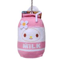 Plush Toy Doll Cartoon Milk Pop Top Lata de 10 cm