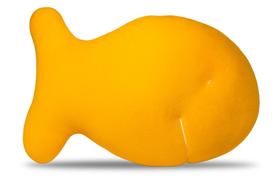 Plush Toy Snack Plushies Cheddar Fish Cracker 25 cm para crianças e adultos