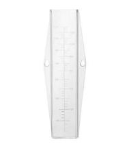 Pluviômetro Medidor De Chuva Transparente 150 Mm - Multitec Pluviômetro Medidor De Chuva Transparente 150 Mm - Multitec