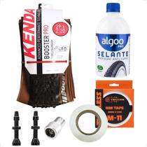 Pneu 29 2.20 Kenda Booster Pro Sct Tubeless Kevlar Banda Marrom Selante fita 25mm Valvula adaptador