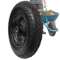 Pneu 3.25-8 Roda Aro 8 Industrial 4 Lonas Completo C/camara De Ar Uso Carriola