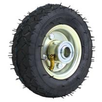 Pneu 6x2 com câmera de ar e aro com rolamento 4 lonas