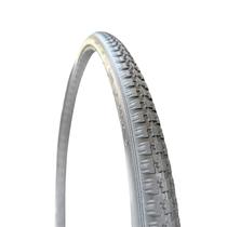 Pneu Antifuro Pu 24x1 3/8 Cinza Para Cadeira De Rodas
