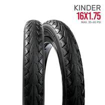 PNEU ARO 16 x 1.75 KINDER PRETO INFANTIL