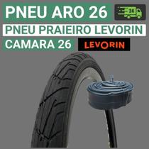 Pneu Aro 26 Bicicleta Pneu Praieiro Aro 26 Pneu 26 x 1.95 Pneu Balão Pneu Slick 30 PSI 50 PSI