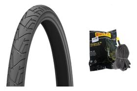 Pneu Bike Praieiro Levorin 26x1.95 Slick + Câmara 26 Pirelli